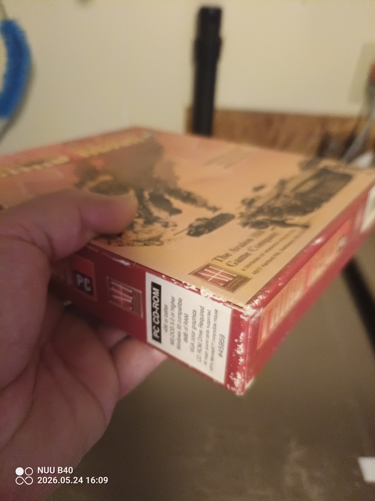 Third Reich PC (PC, 1996) cib with manuals, map and registration.