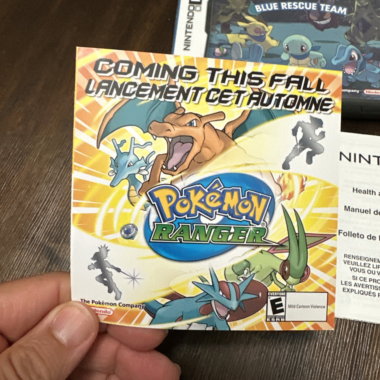 Authentic Pokemon Nintendo DS Case With Manuals – No Game.