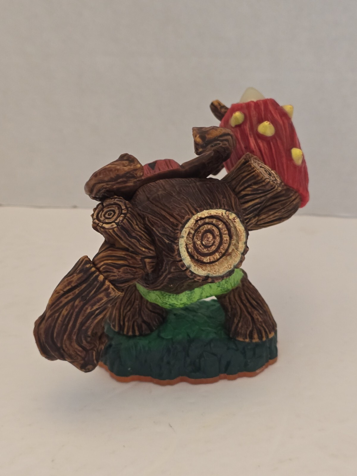 Skylanders GIANTS Bash Stump Cynder Tree Rex Series 2 orange base –