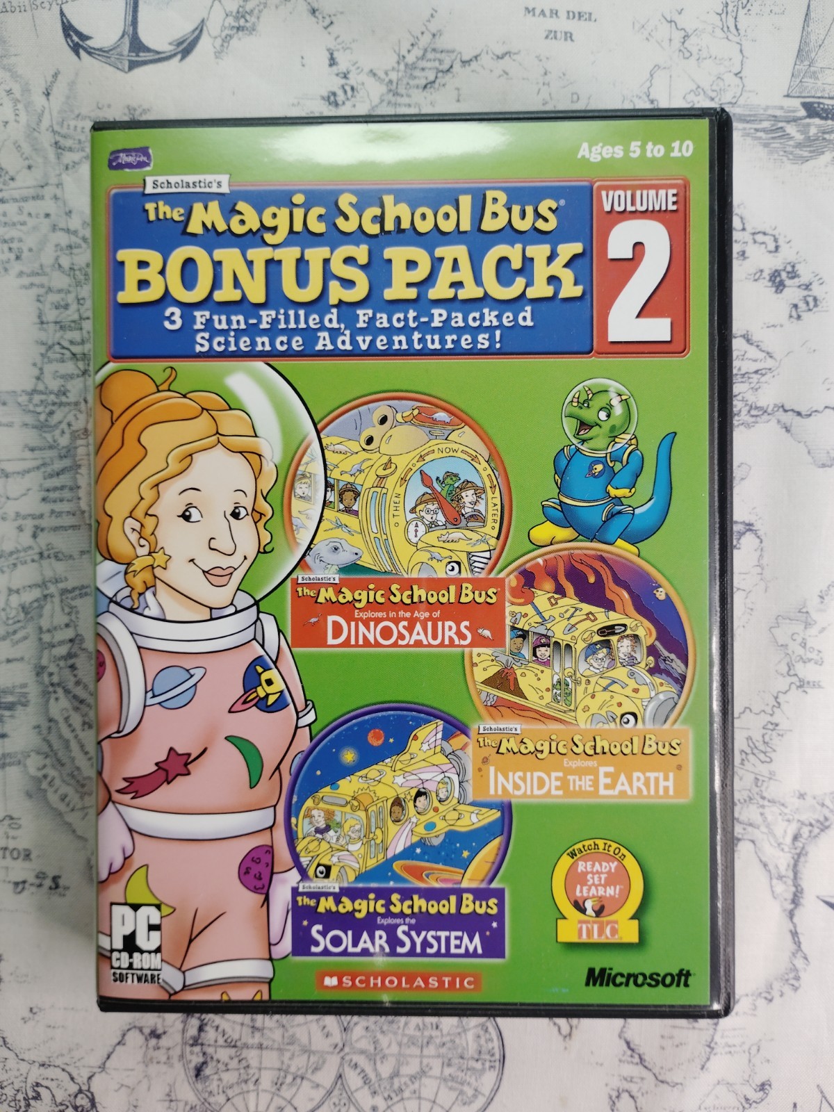 The Magic School Bus Bonus Pack Volume 2 2003 PC CD-ROM 3 Discs Windows 95 98 XP