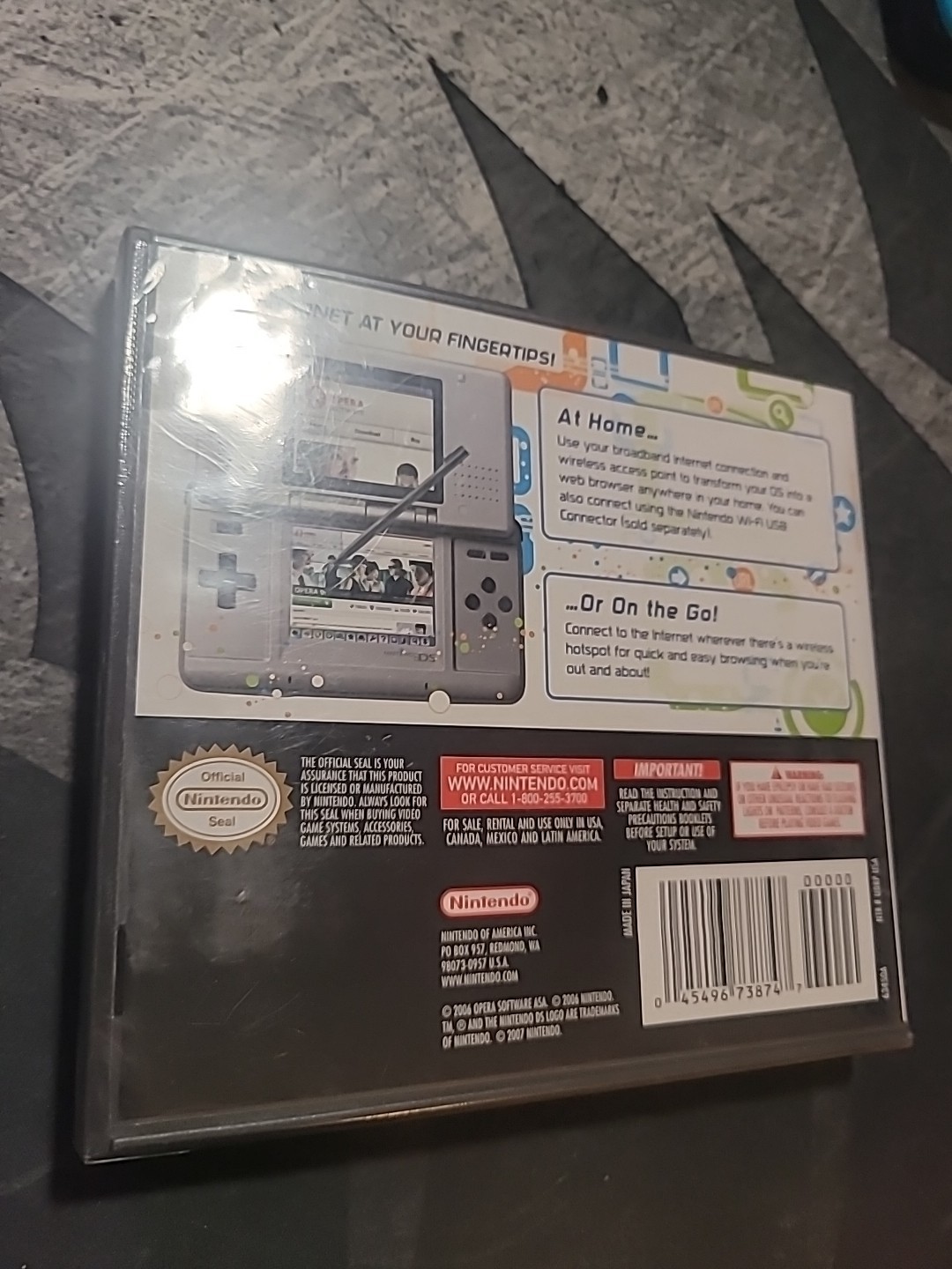 Nintendo DS + DS Lite Web Internet Browser NEW factory sealed