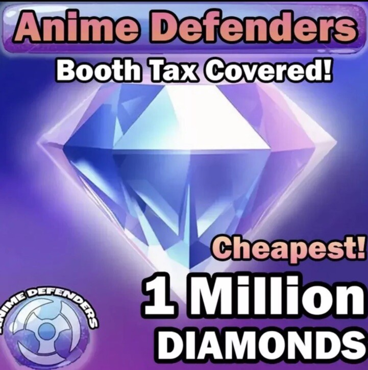 Anime Defenders – 1M Gems – (Fast Delivery & Cheap)