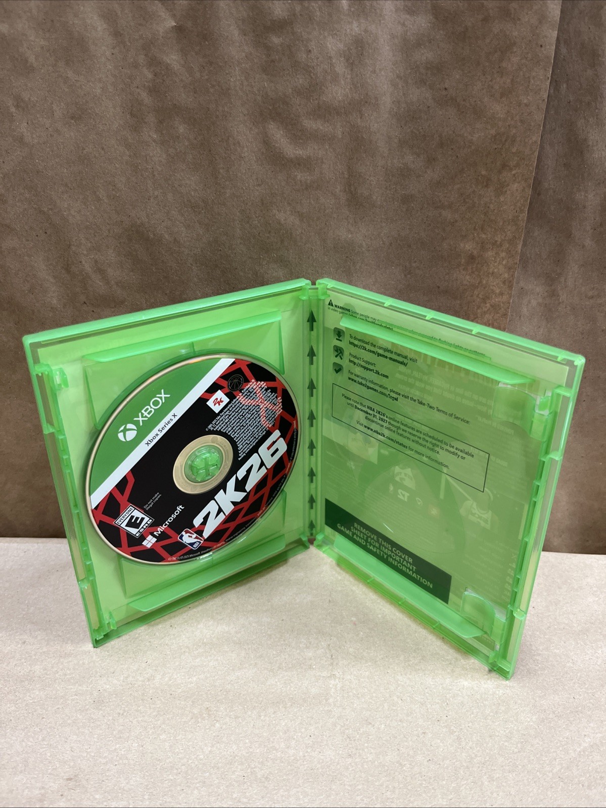 NBA 2K26 – Microsoft Xbox Series X (USED) SEE DESCRIPTION