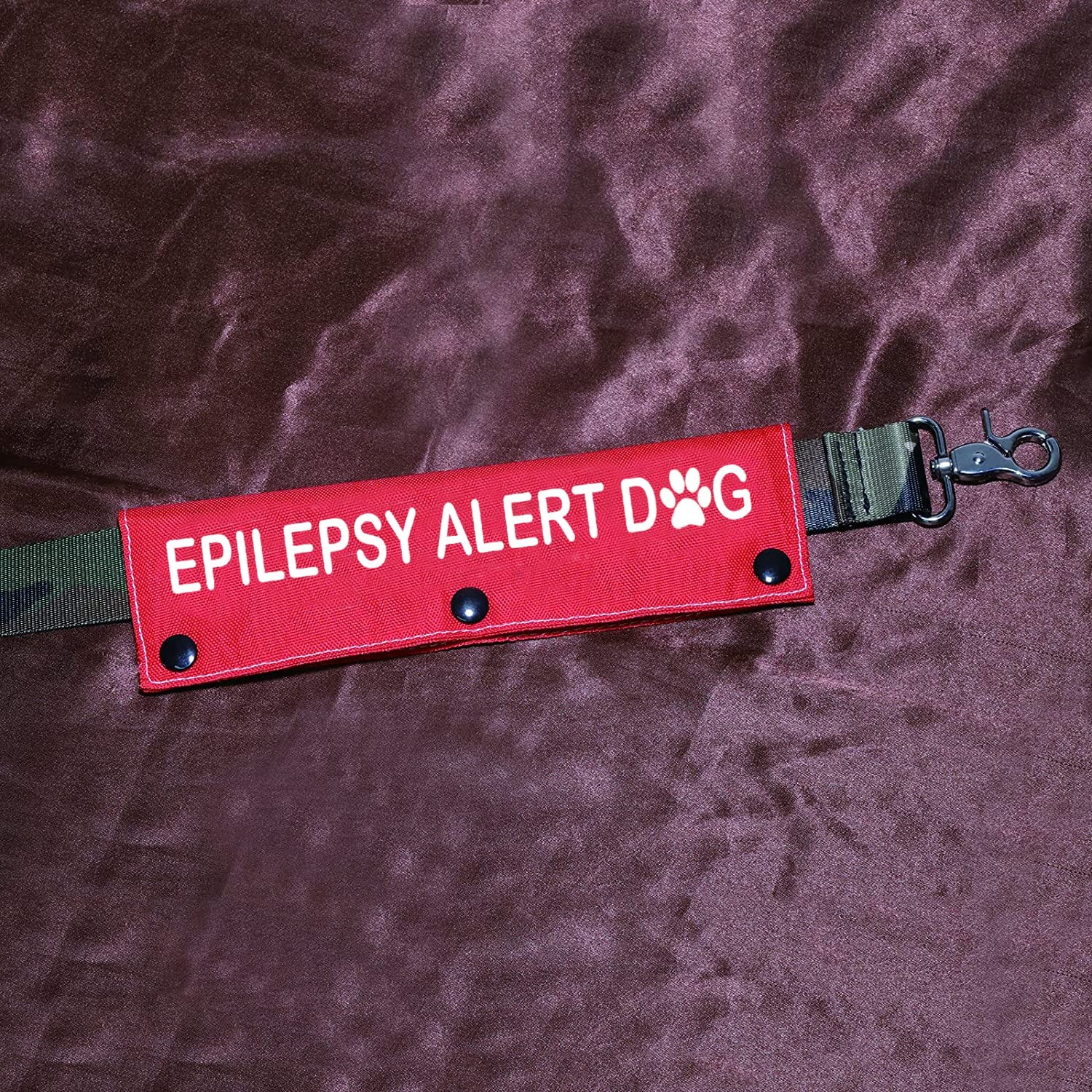 Emergency Medical Dog Leash Sleeve 8.7*2.4 inches, Epilepsy Alert-sleeve