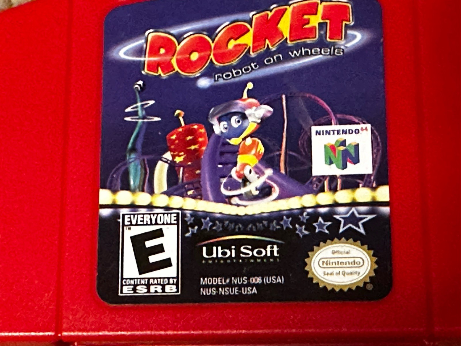 Rocket: Robot on Wheels (Nintendo 64) N64 authentic RARE video game cart only
