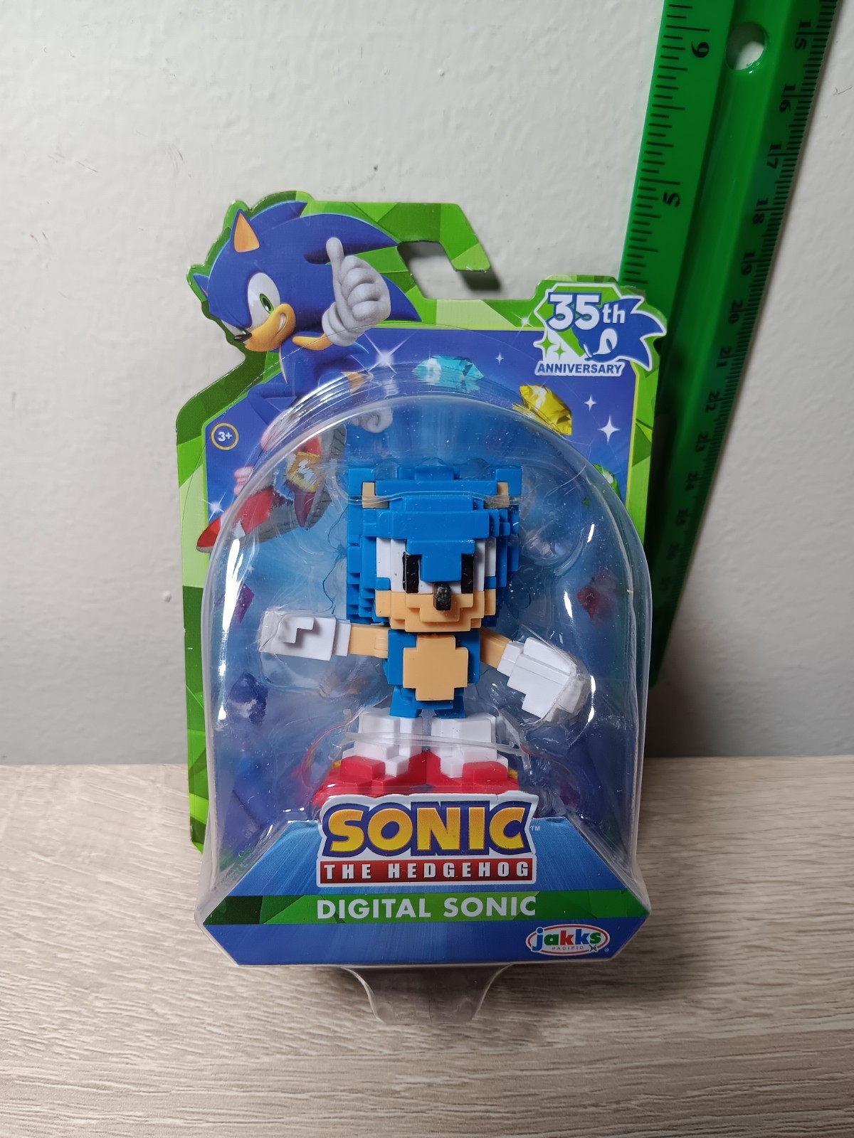 *FREE SHIP* 2.5″ DIGITAL SONIC 35TH Sonic the Hedgehog SEGA Jakks Pacific