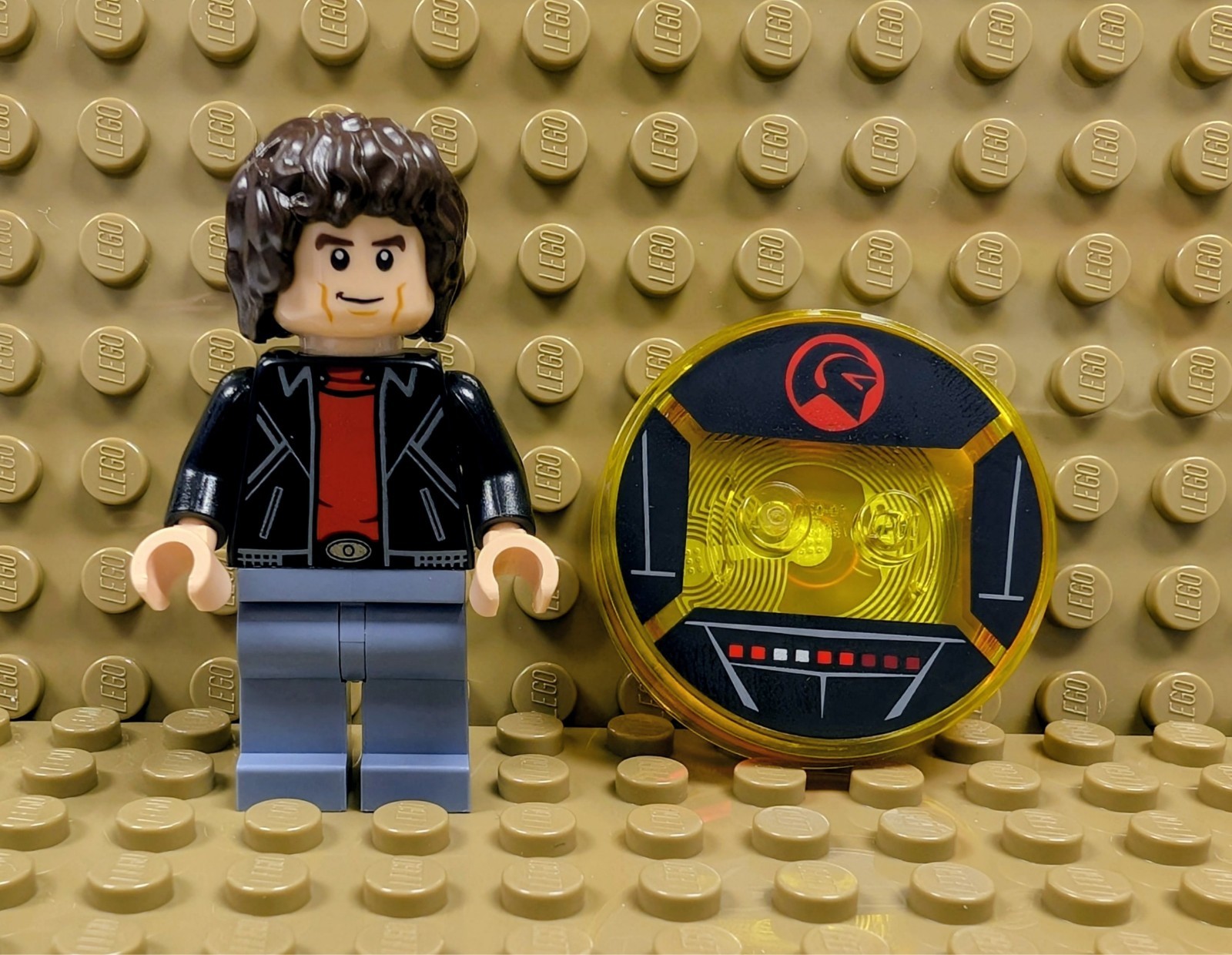 Genuine LEGO Dimensions- Michael Knight & Toy Tag only (from Lego # 71286)