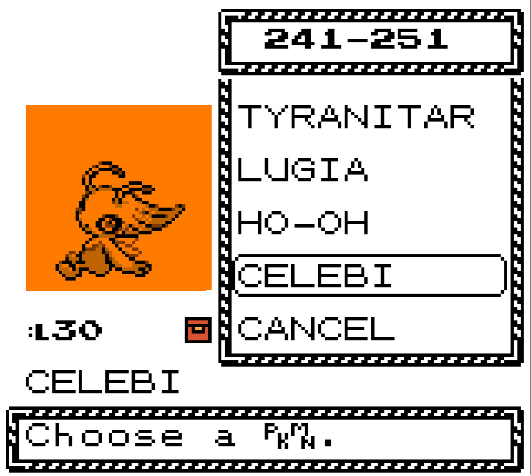 Pokemon Crystal – Gameboy Color – Shiny Living Dex, Max Items, GS Ball Unlocked!