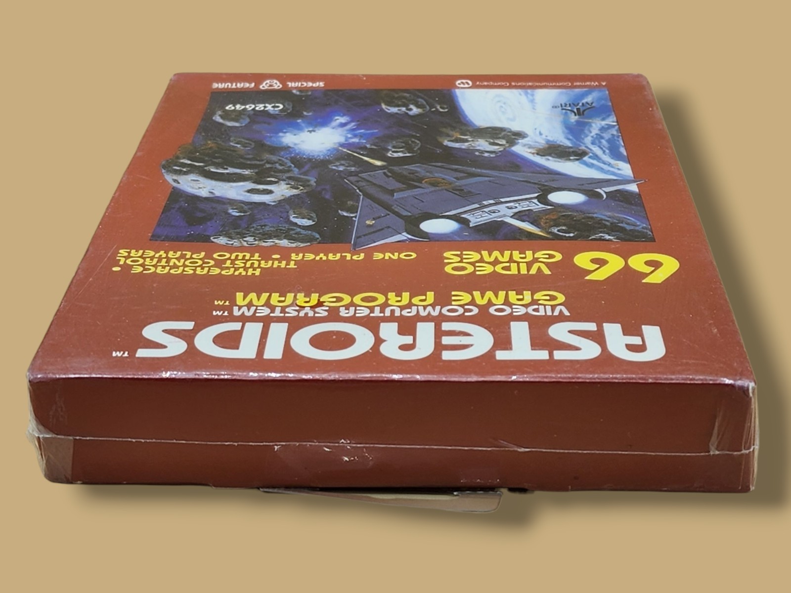 1981 Atari 2600 Asteroids CX 2649 Video Game Sealed – With Defects