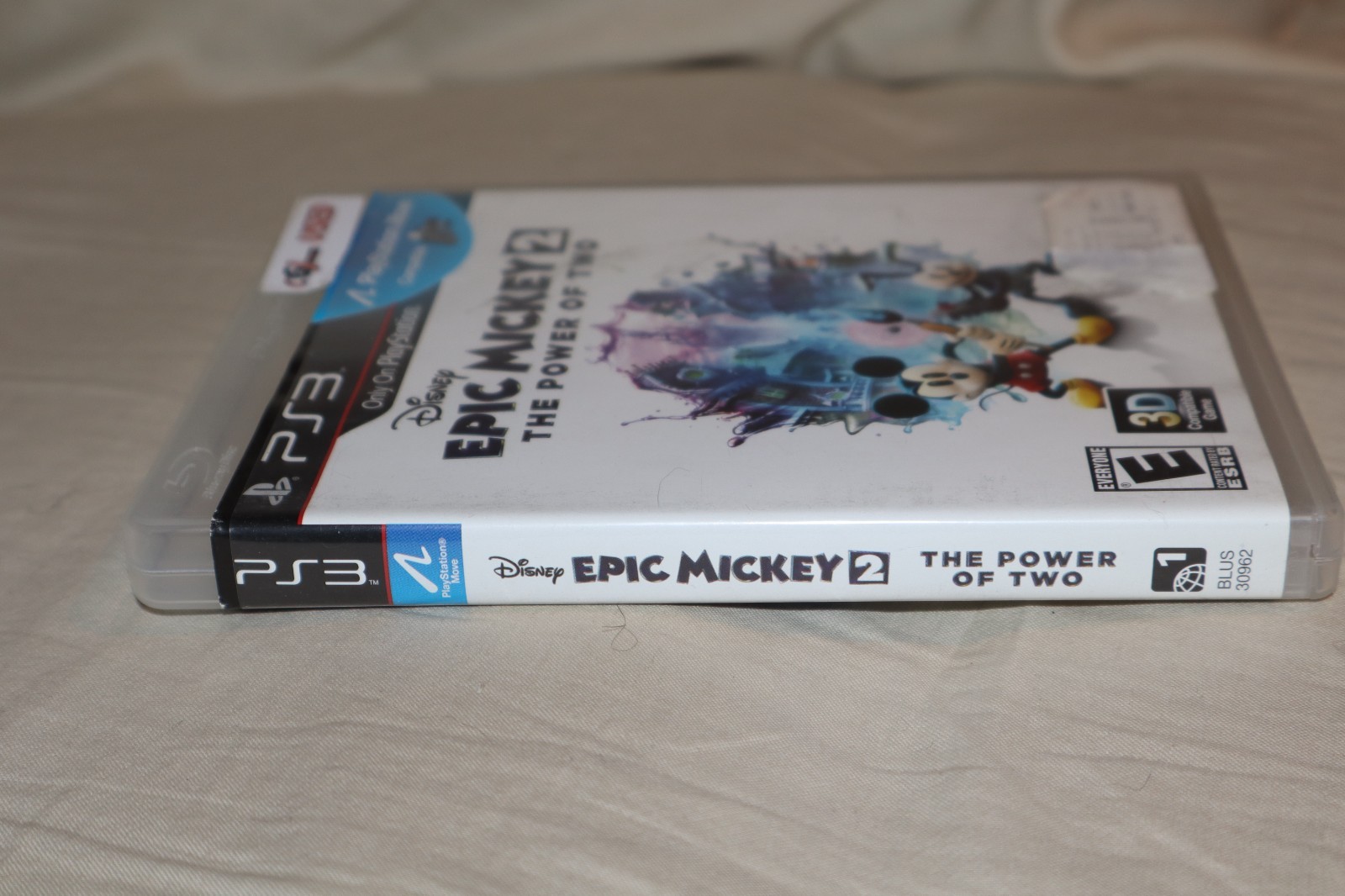 Sony Playstation 3 PS3 Epic Mickey 2 The Power of Two Case and Manual ONLY