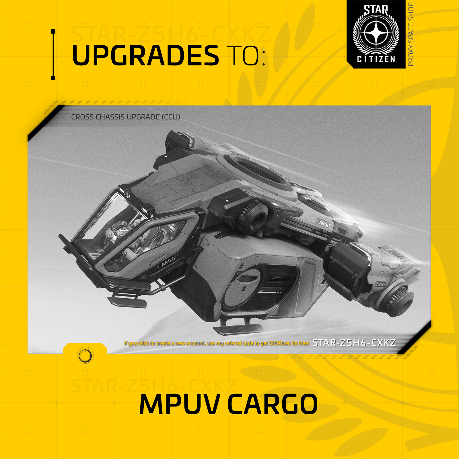 Star Citizen – ARGO MPUV CARGO – UPGRADE – (CCU)