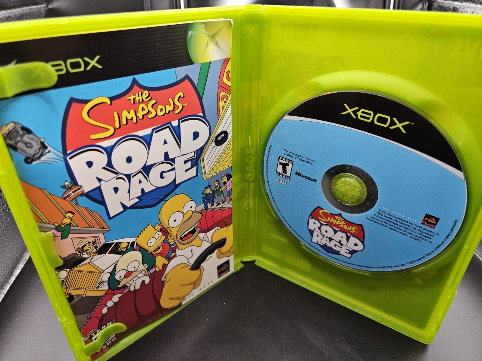 The Simpsons Road Rage / Microsoft Xbox / CIB / Clean / Tested / Read
