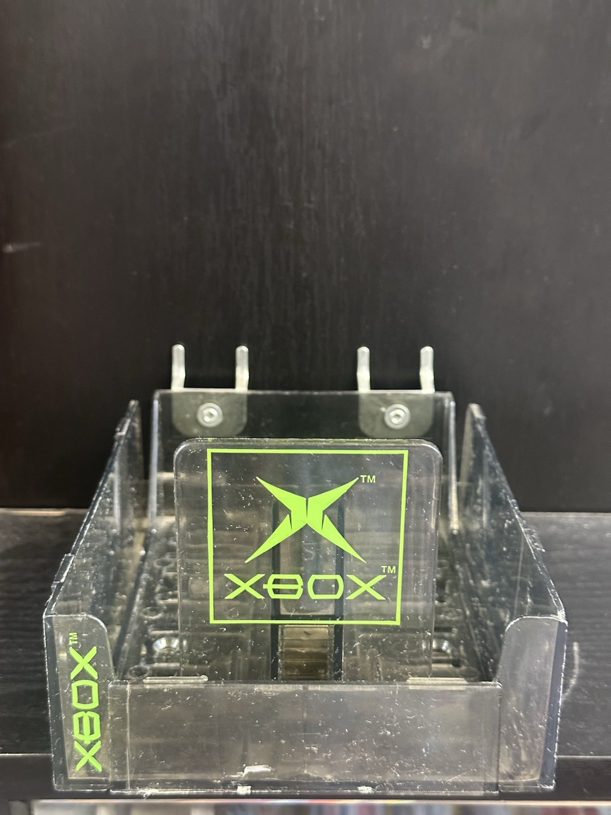 Original XBOX Store Display Pusher Tray Game Holders. T-B
