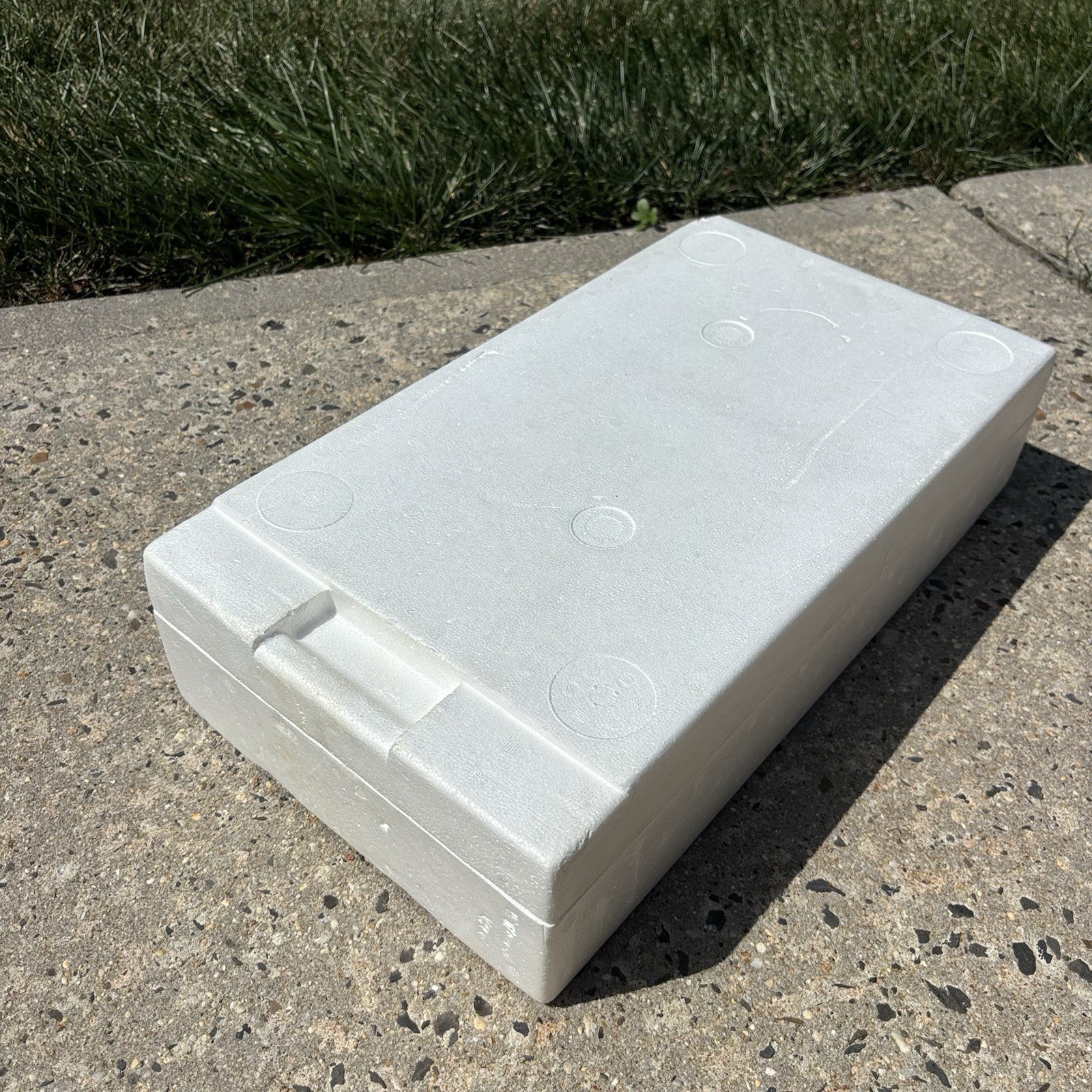 Original Nintendo NES Action Set Console BOX ONLY w/ Styrofoam