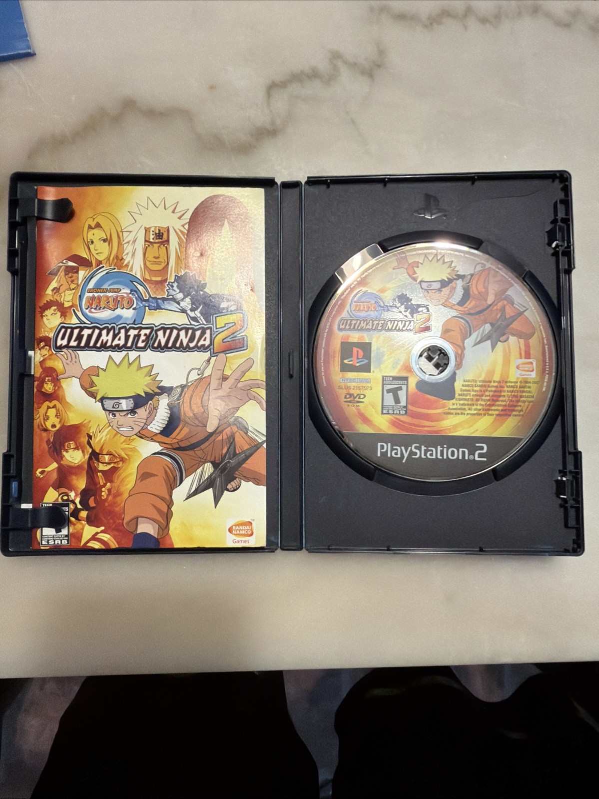 Naruto Shippuden: Ultimate Ninja 1 and 2 Ps2 PlayStation 2 Complete CIB Tested