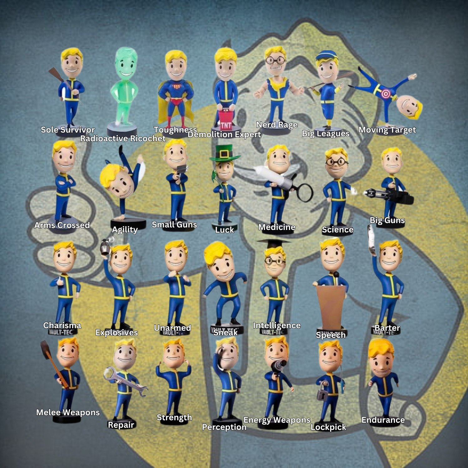 Fallout Bobbleheads Handmade Collectible