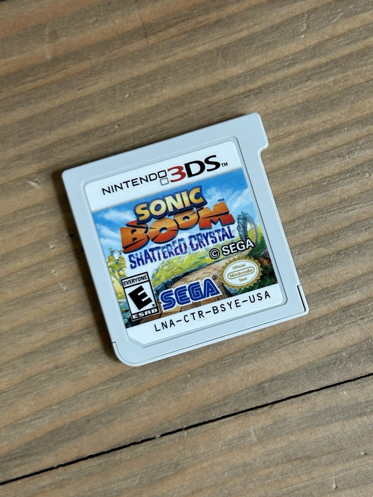 Sonic Boom: Shattered Crystal (Nintendo 3DS, 2014) Game Only No Case