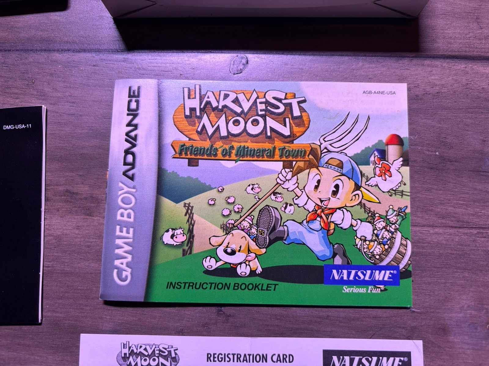 Harvest Moon: Friends of Mineral Town Complete Box Manual Reg Ca…