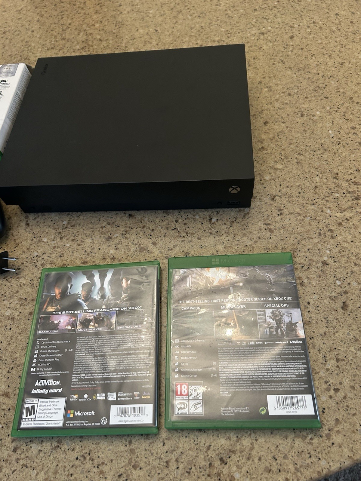 Microsoft Xbox One X 1 TB Bundle w/ PowerA Controller, Cables WORKING TESTED
