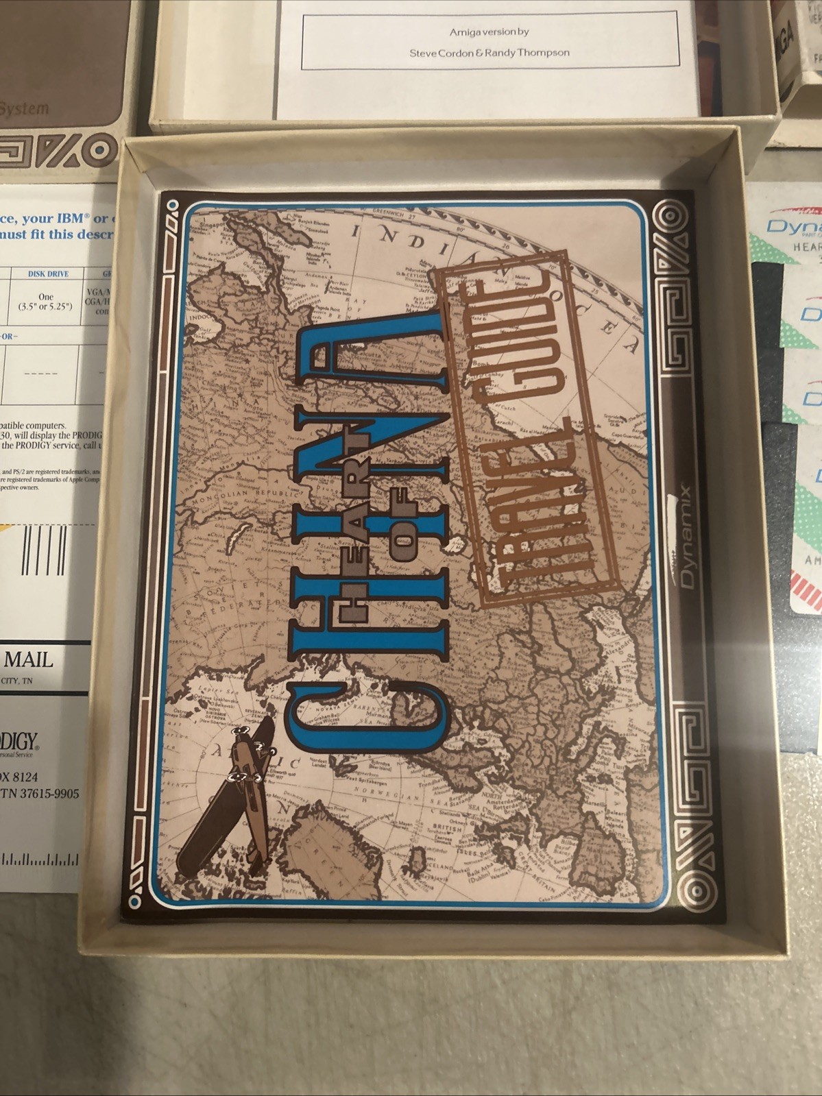 Heart Of China BIG BOX PC Amiga 3.5″ Floppy Big Box Adventure Game Dynamix CIB
