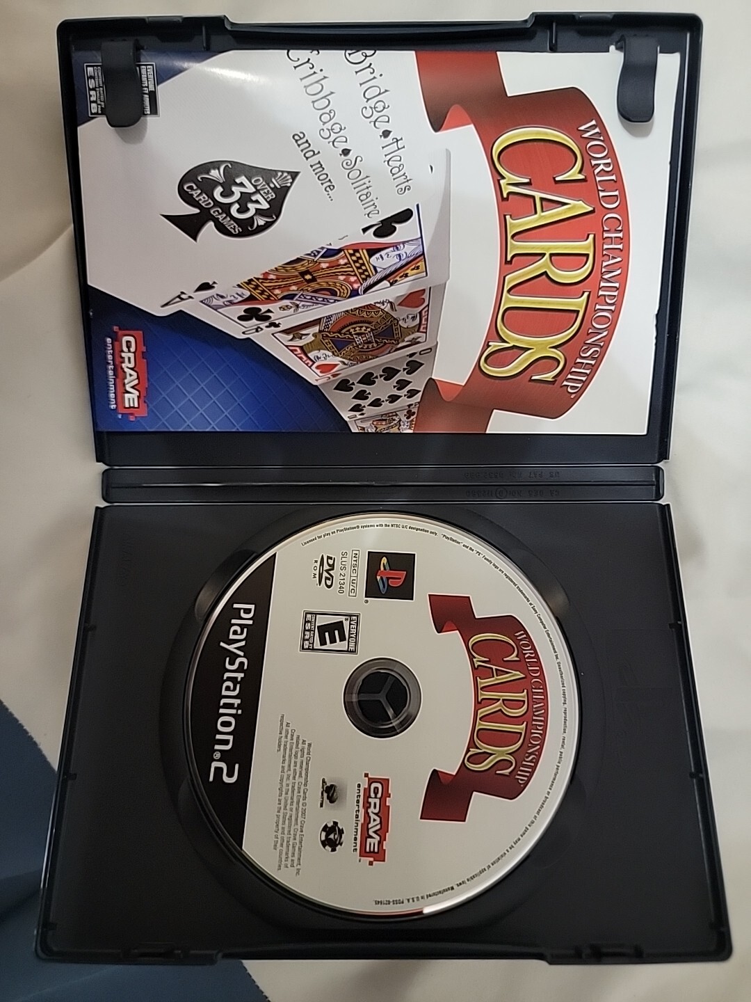 EUC! PlayStation 2 World Championship Cards Video Game CIB -TESTED