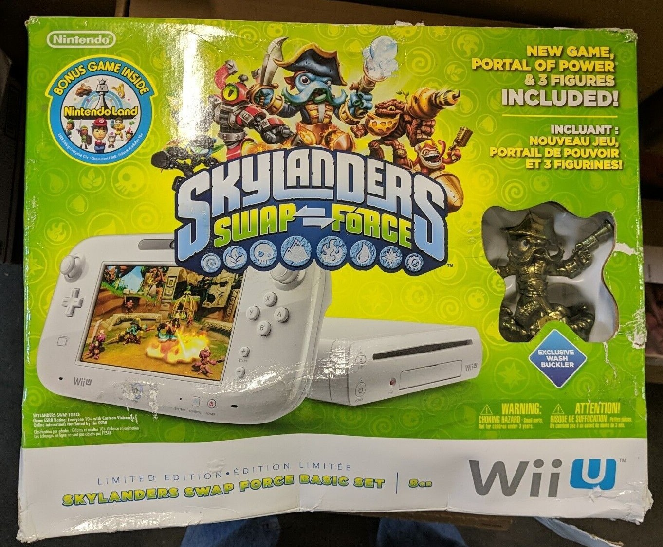 Nintendo WiiU Wii U Skylanders Limited Edition Console Bundle White New in Box