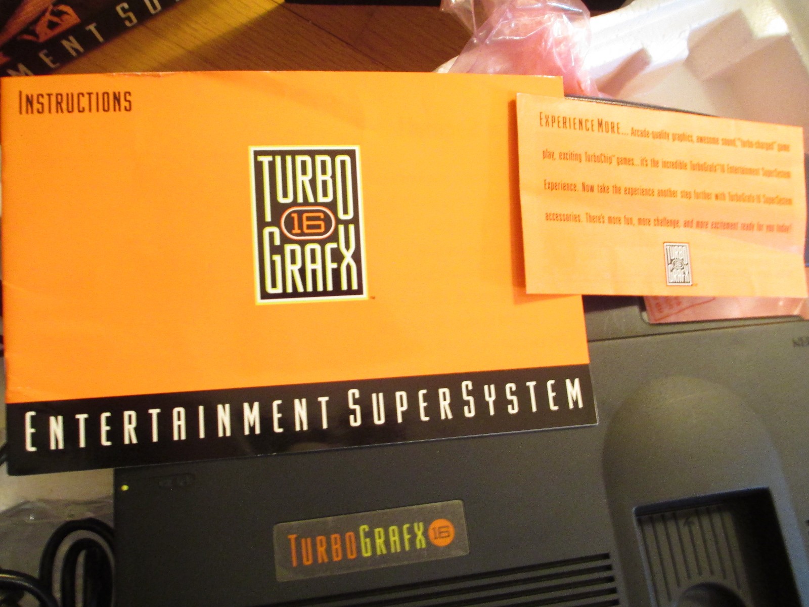 TURBO GRAFX 16 ENTERTAINMENT SUPERSYSTEM ULTIMATE BUNDLE w/9 GAMES AIR ZONK BONK