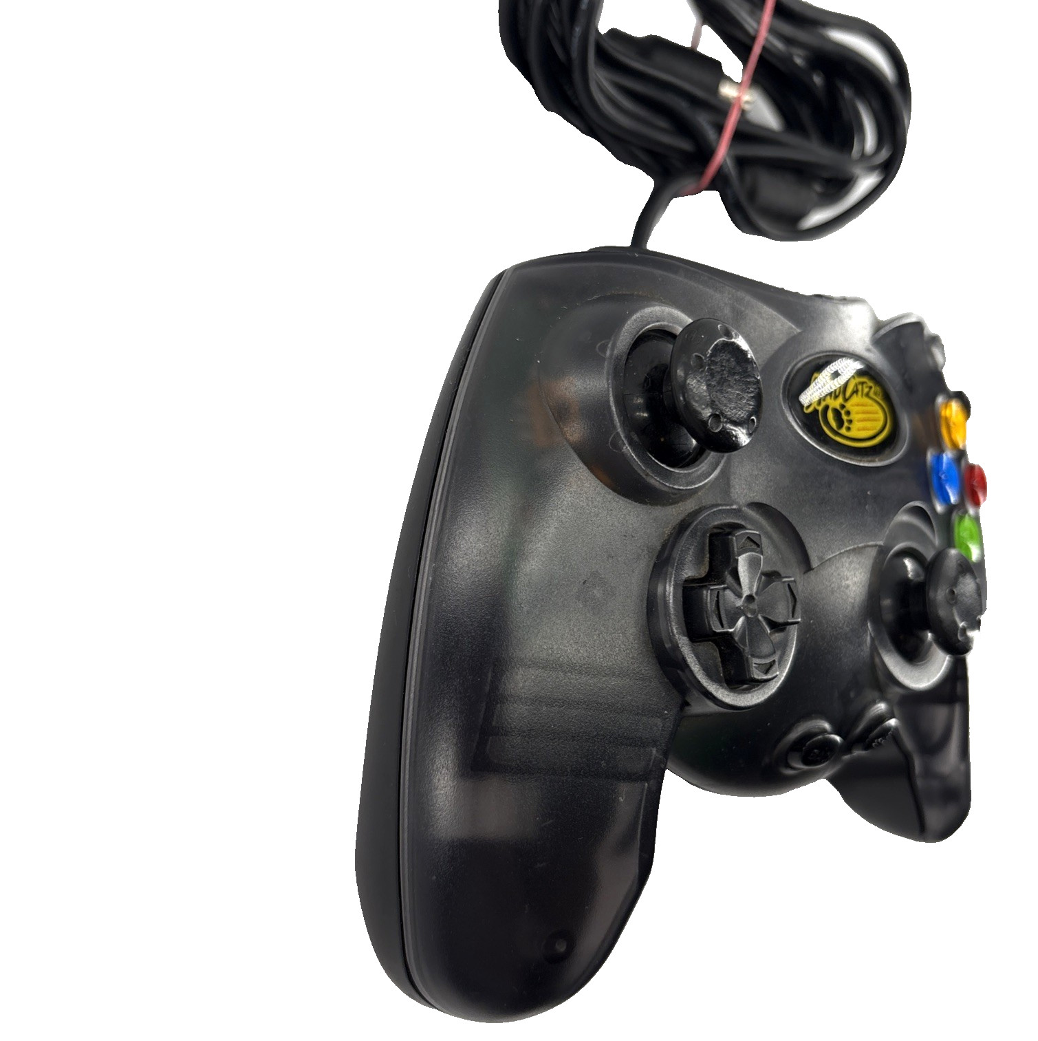 Microsoft Xbox Original Mad Catz Wired Controller Clear Smoke Black 4516