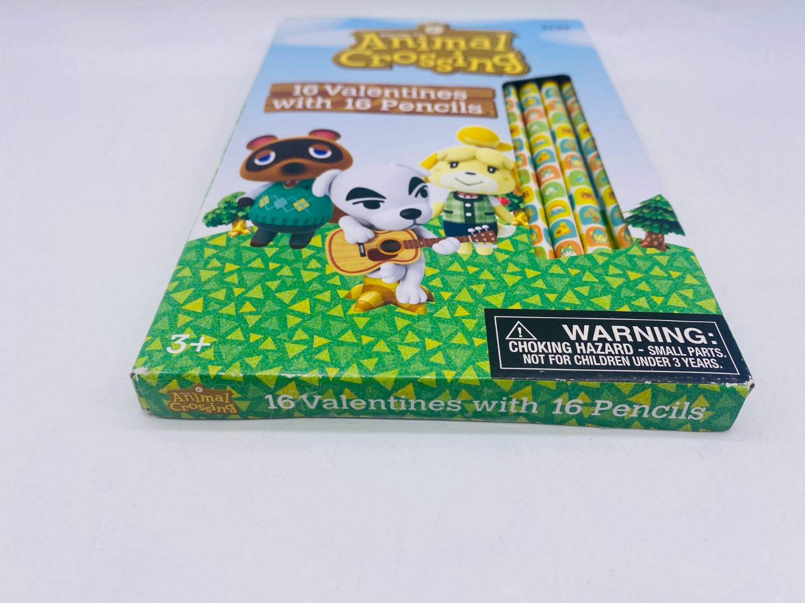 VERY RARE Animal Crossing 16 Count Pencil Valentine Collector Box NEW Open box