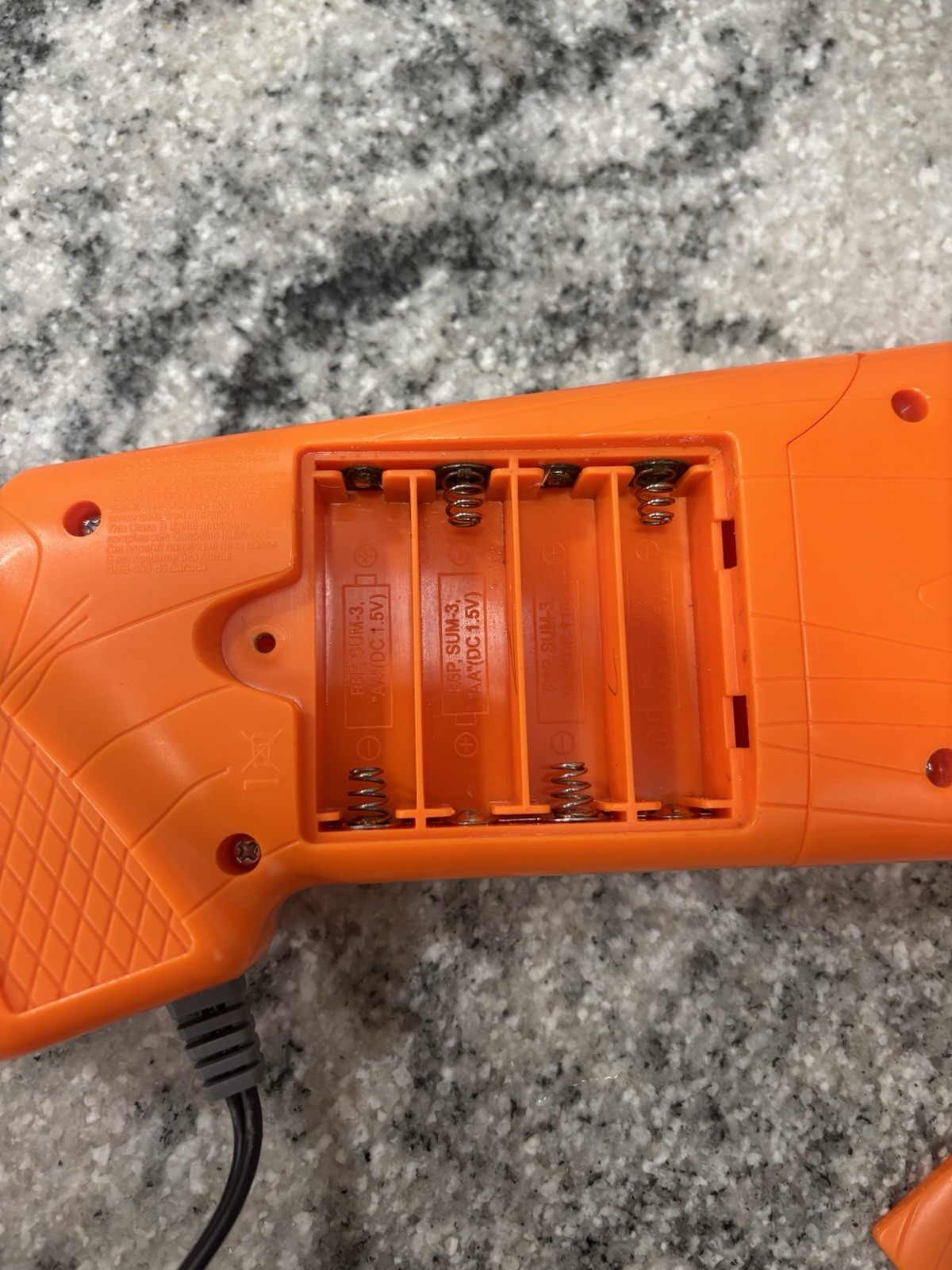 Big Buck Hunter Pro Orange Wired Light Gun . Plug n Play !!TESTED WORKING !!