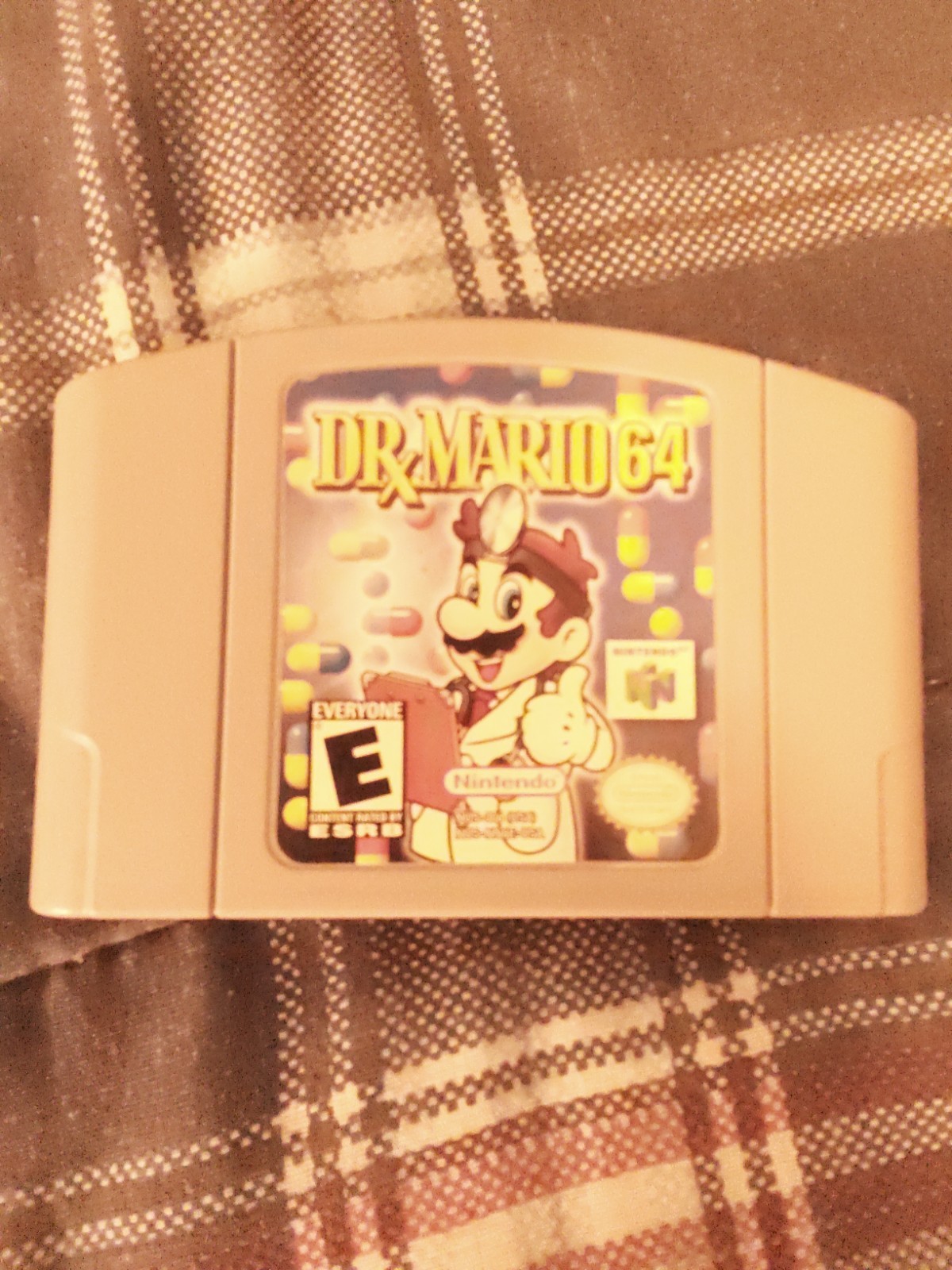Dr. Mario 64 2001 Cartridge Only. Authentic & Clean. TESTED. WORKS! Good Memory.