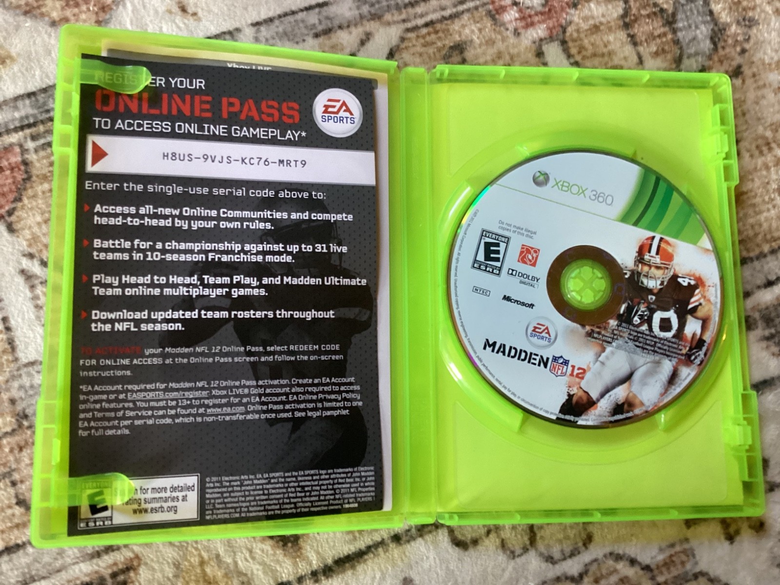Xbox 360 Sports Lot of 7 Games Madden NBA 2K All Tested Working CIB