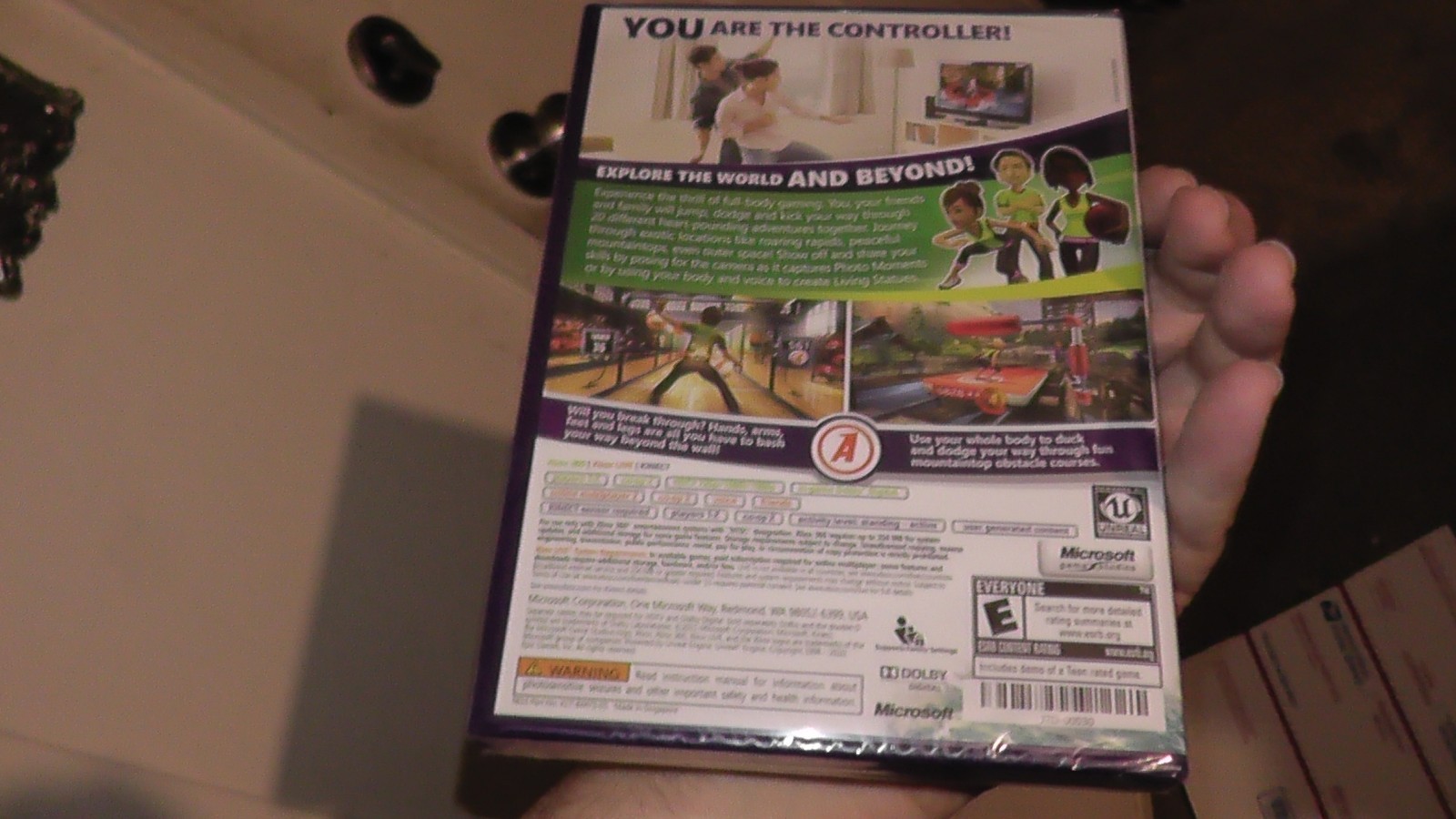 brand new kinect adventures! xbox 360