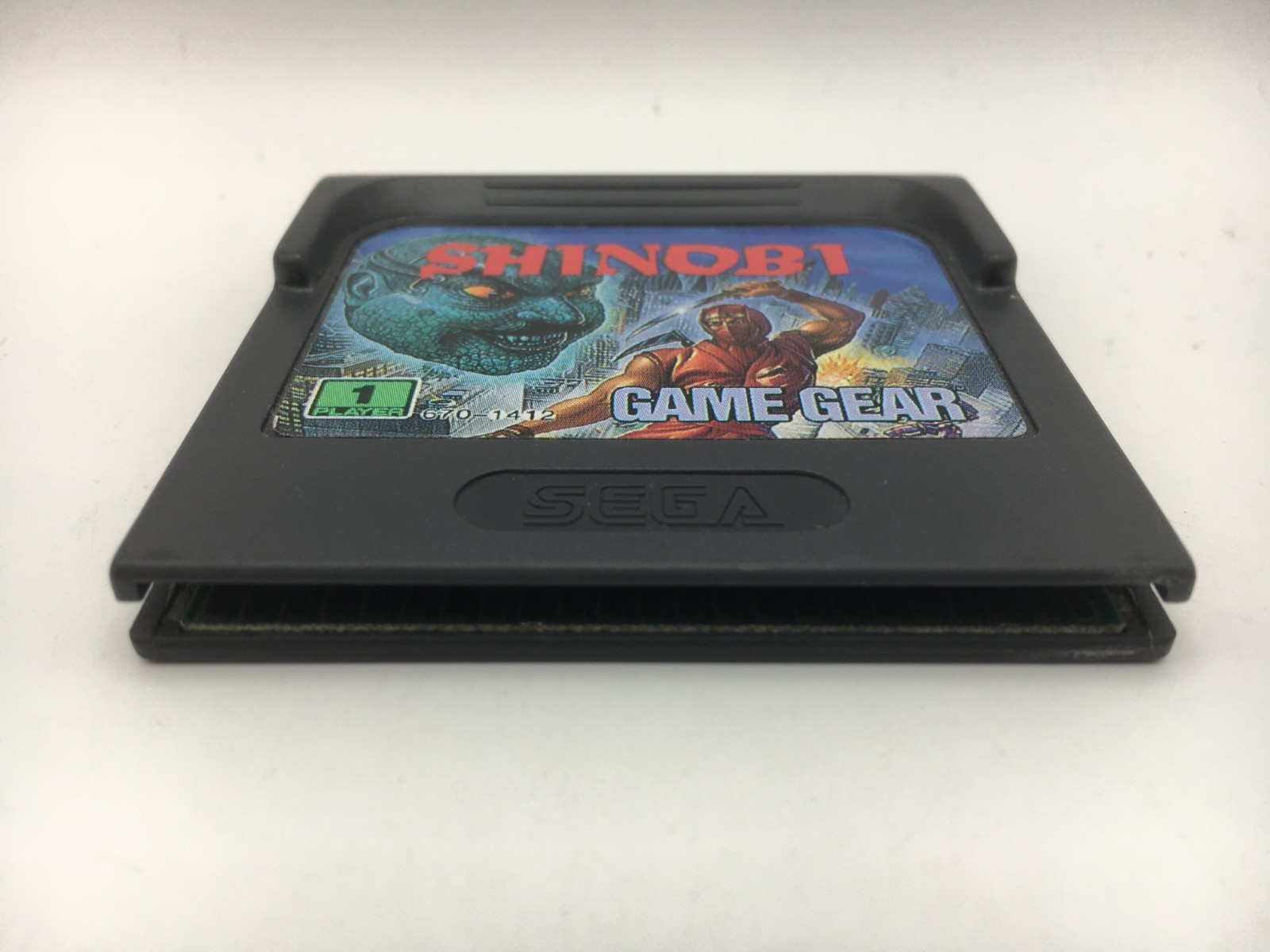 Sega Game Gear 1990 – Shinobi Cartridge w/ Case (Works)