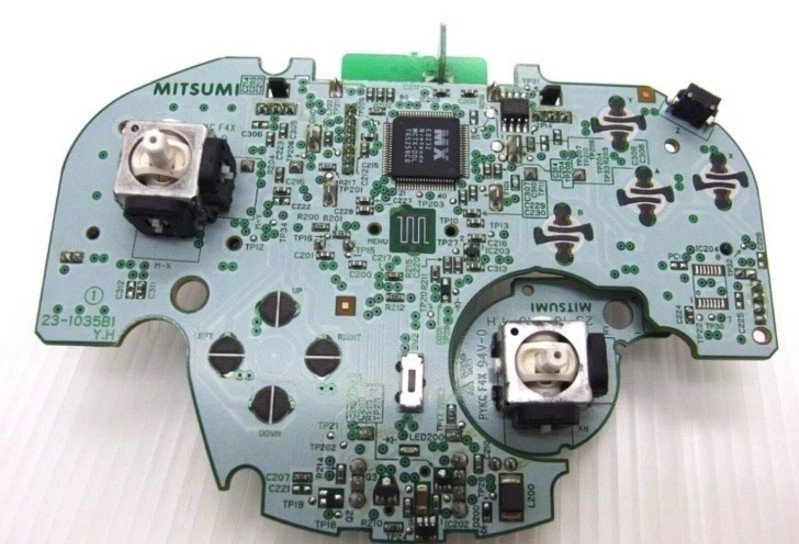 Gamecube Wavebird Platinum Controller DOL Motherboard Official Nintendo WORKS