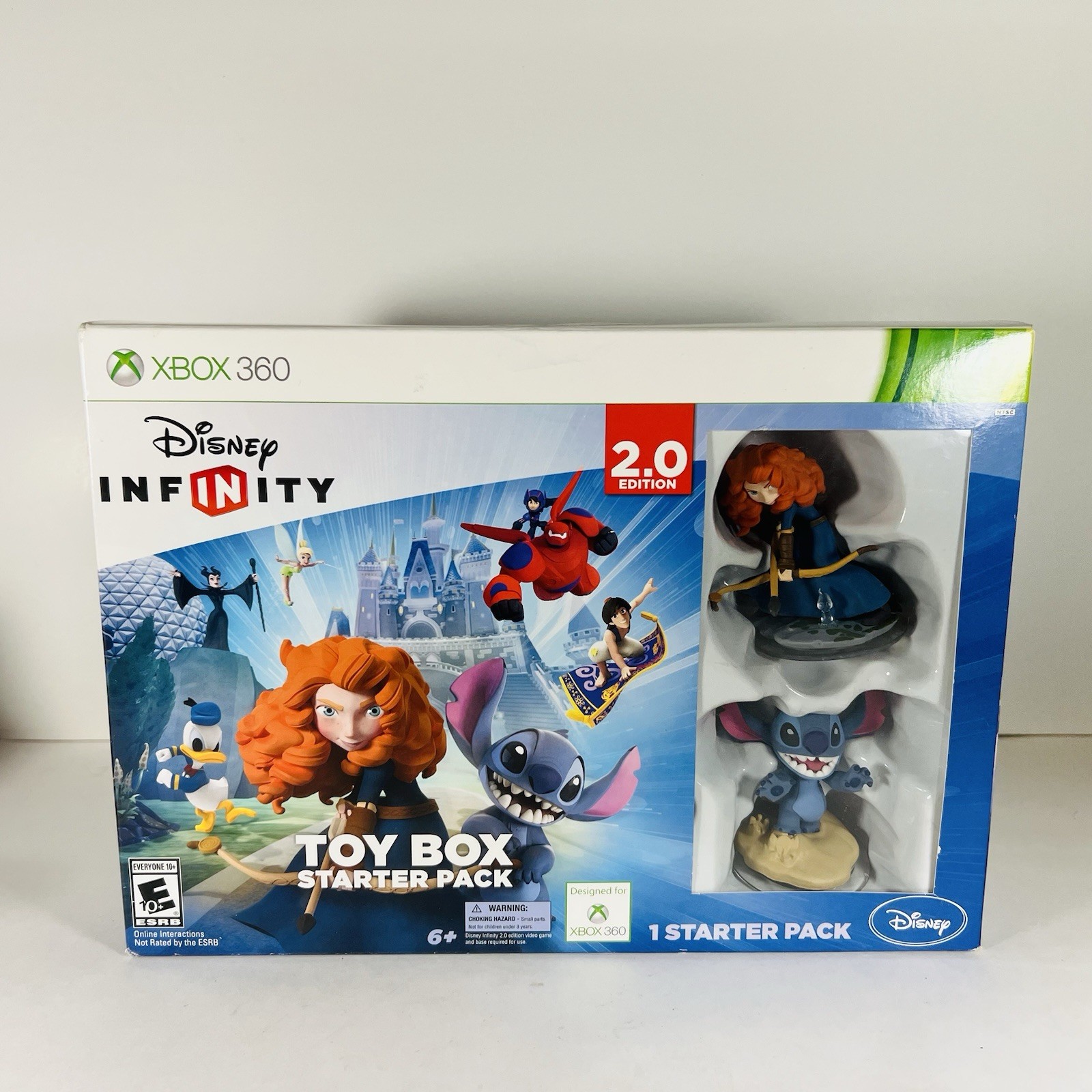 Disney Infinity Stitch & Merida Xbox 360 2.0 Edition Toy Box Starter Pack New