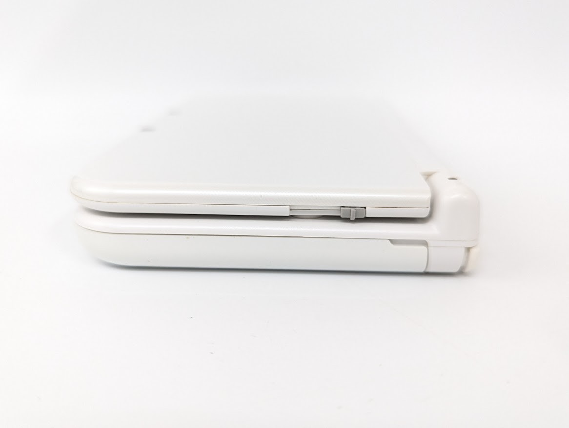 B80 Nintendo new 3DS LL XL console Pearl White w/adapter pen fx