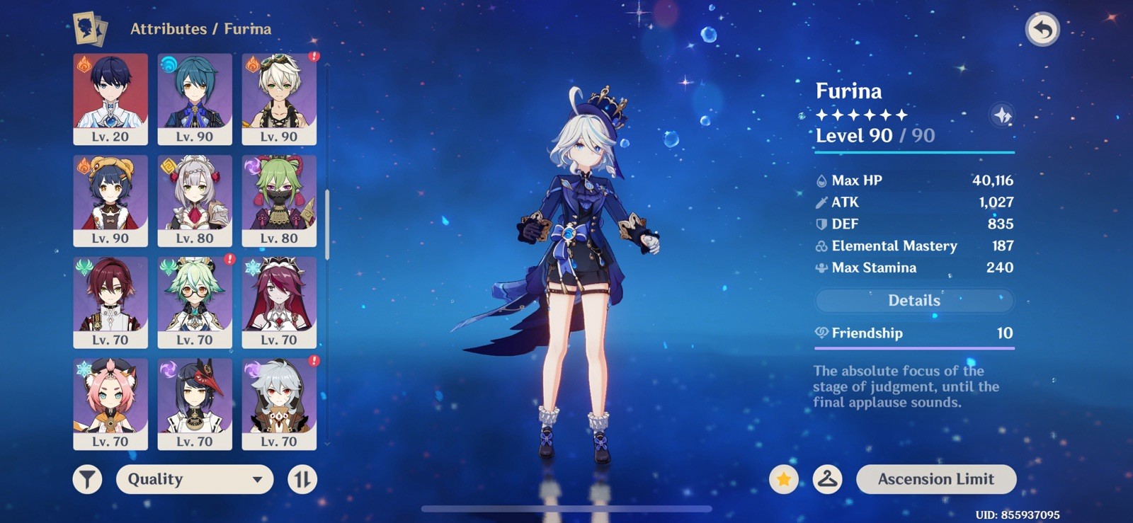 Gneshin impact/ Asia Server/ Ar60/MESSAGE BEFORE PRUCHASE PLEASE:)