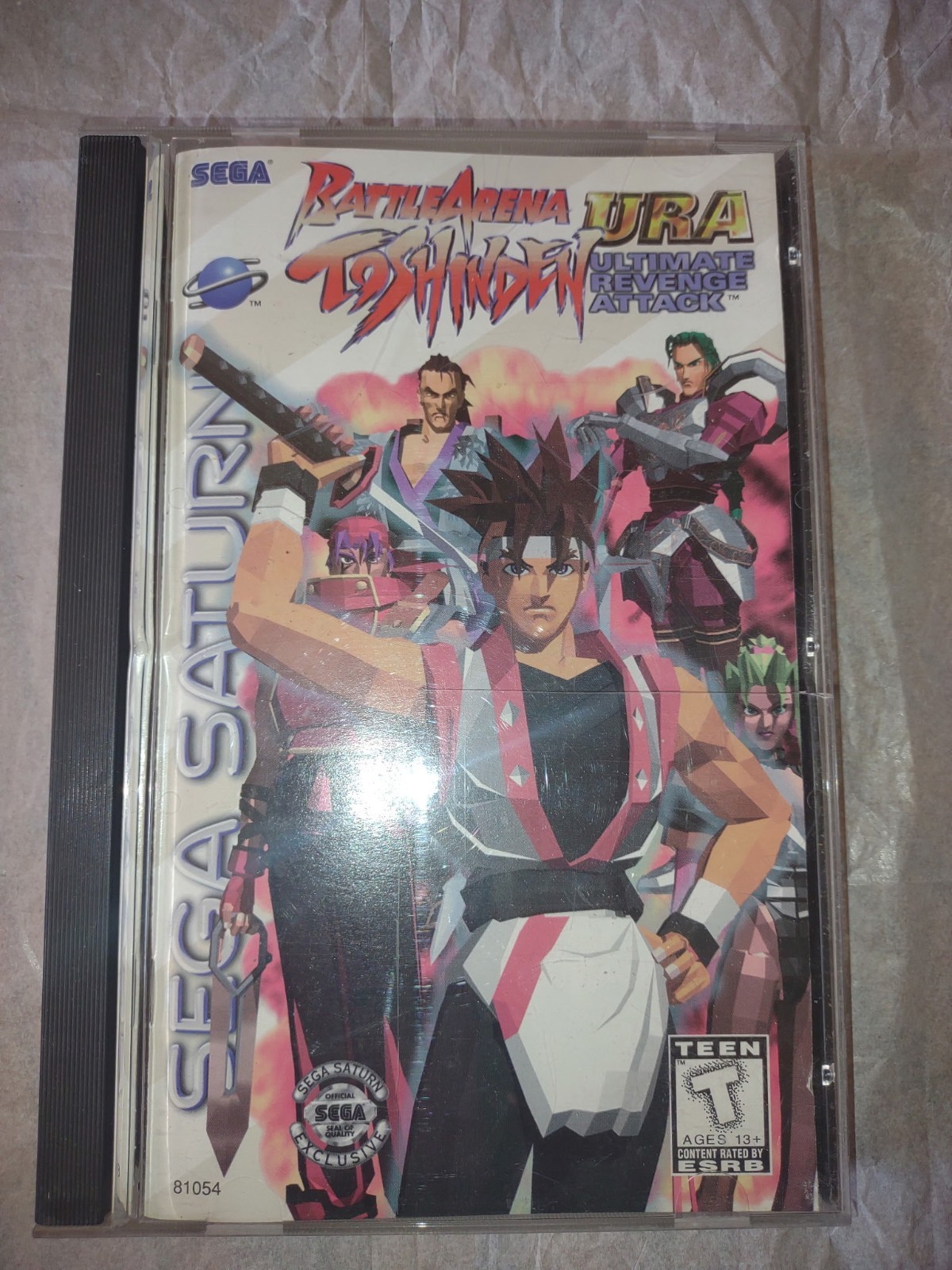 Battle Arena Toshinden URA Sega Saturn Complete Not Tested