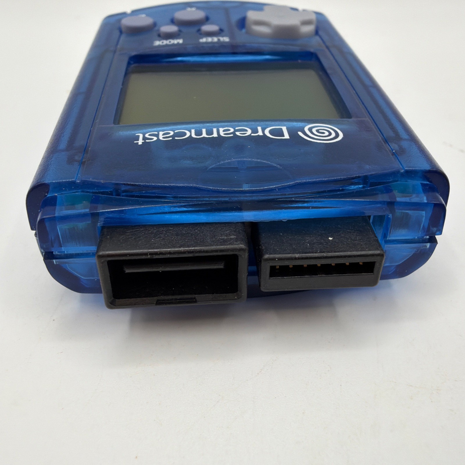 Sega Dreamcast Visual Memory Unit Aqua Blue VMU HKT-7000 Memory Card Tested Good