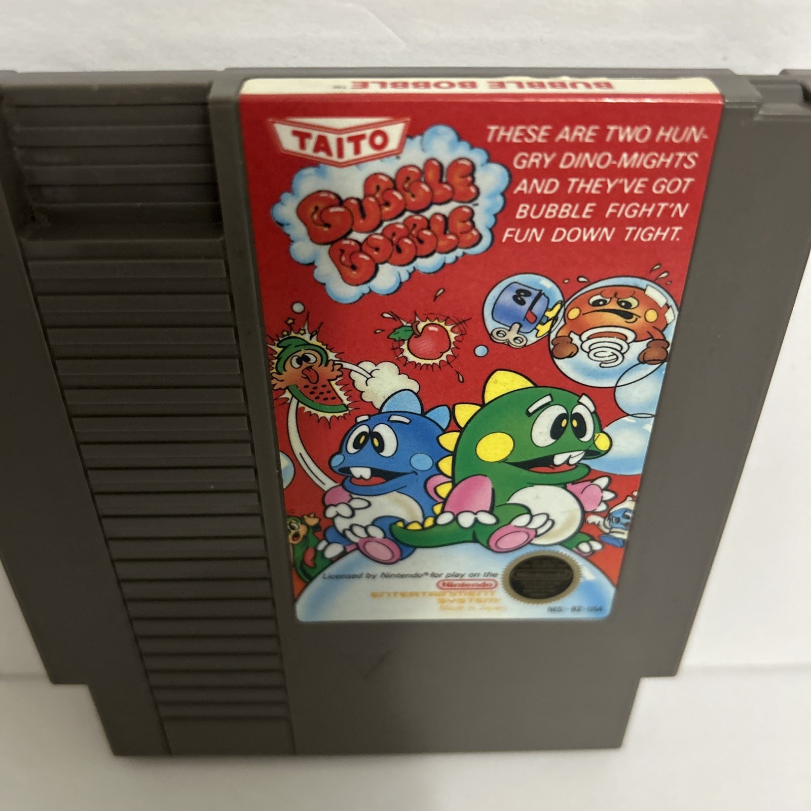 Bubble Bobble Nintendo NES Authentic Tested.