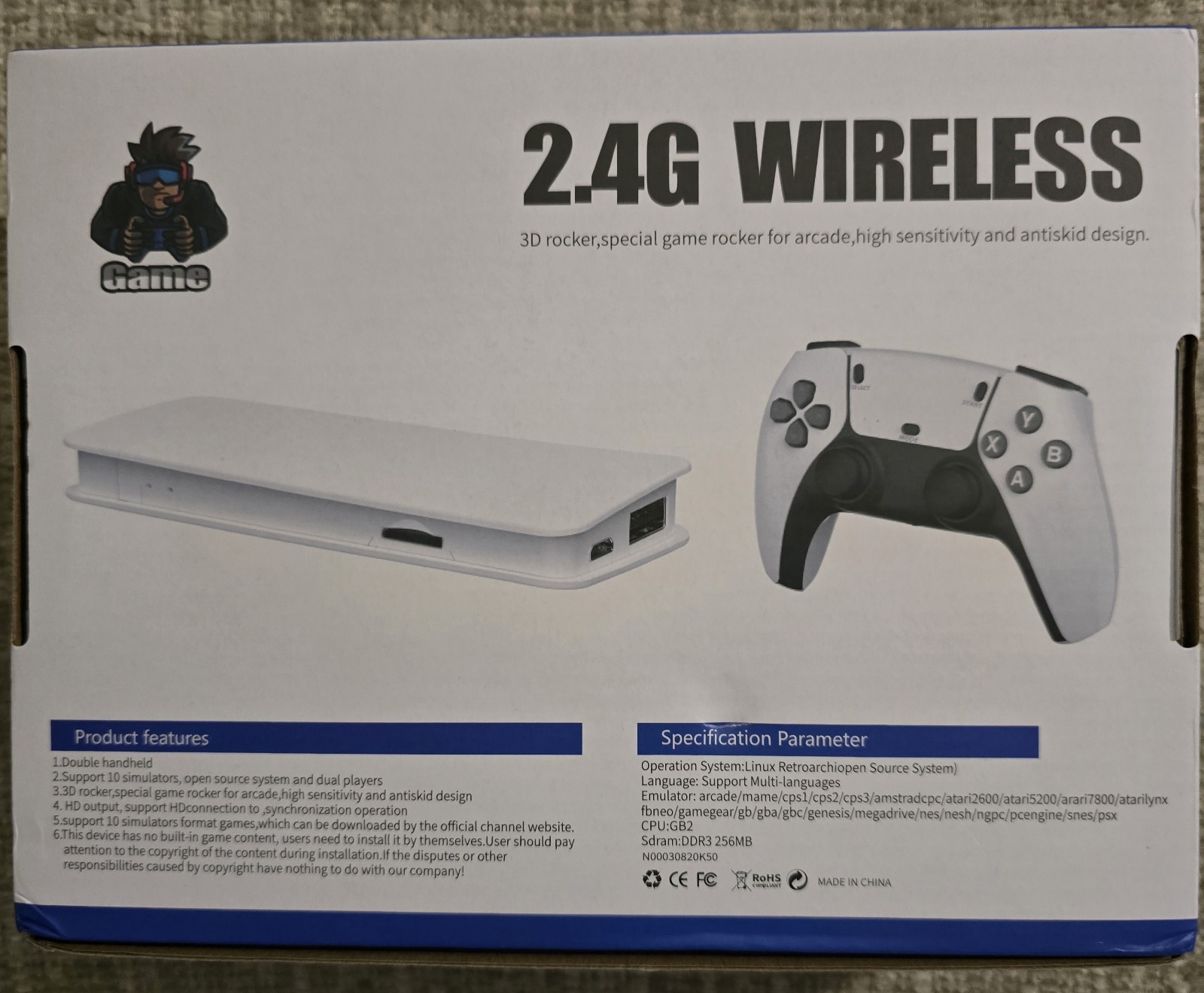 20000 Games M15 Pro Console 2.4G Dual Wireless Controller Game Stick 4K Game New
