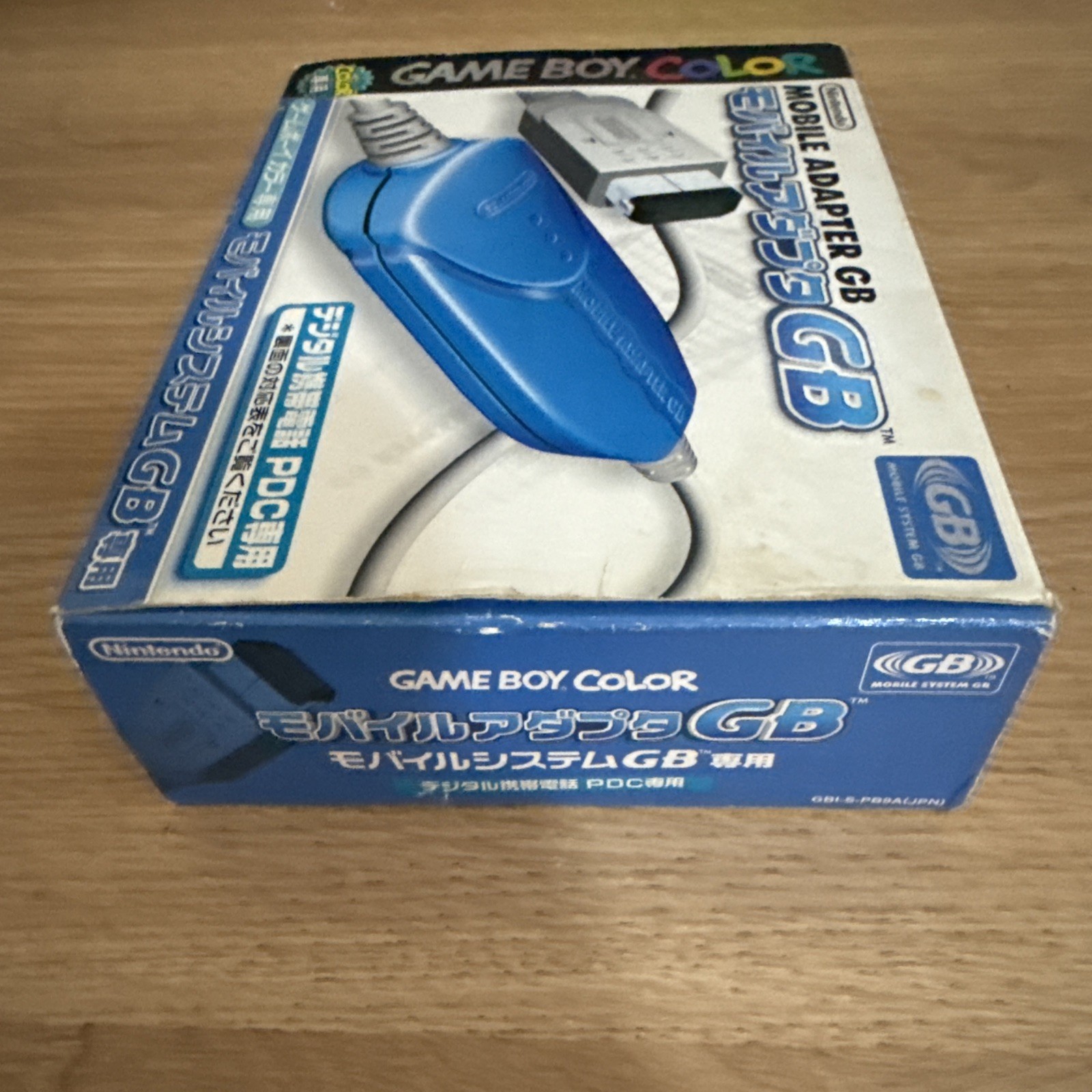 Nintendo Mobile Adapter GB AGB-005 Blue Cable Pokemon Crystal GBC Japan CIB