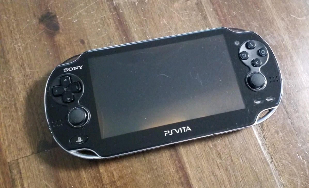 Sony PlayStation Vita PS Vita PCH-1001 OLED Console Black AS-IS FOR REPAIR ONLY