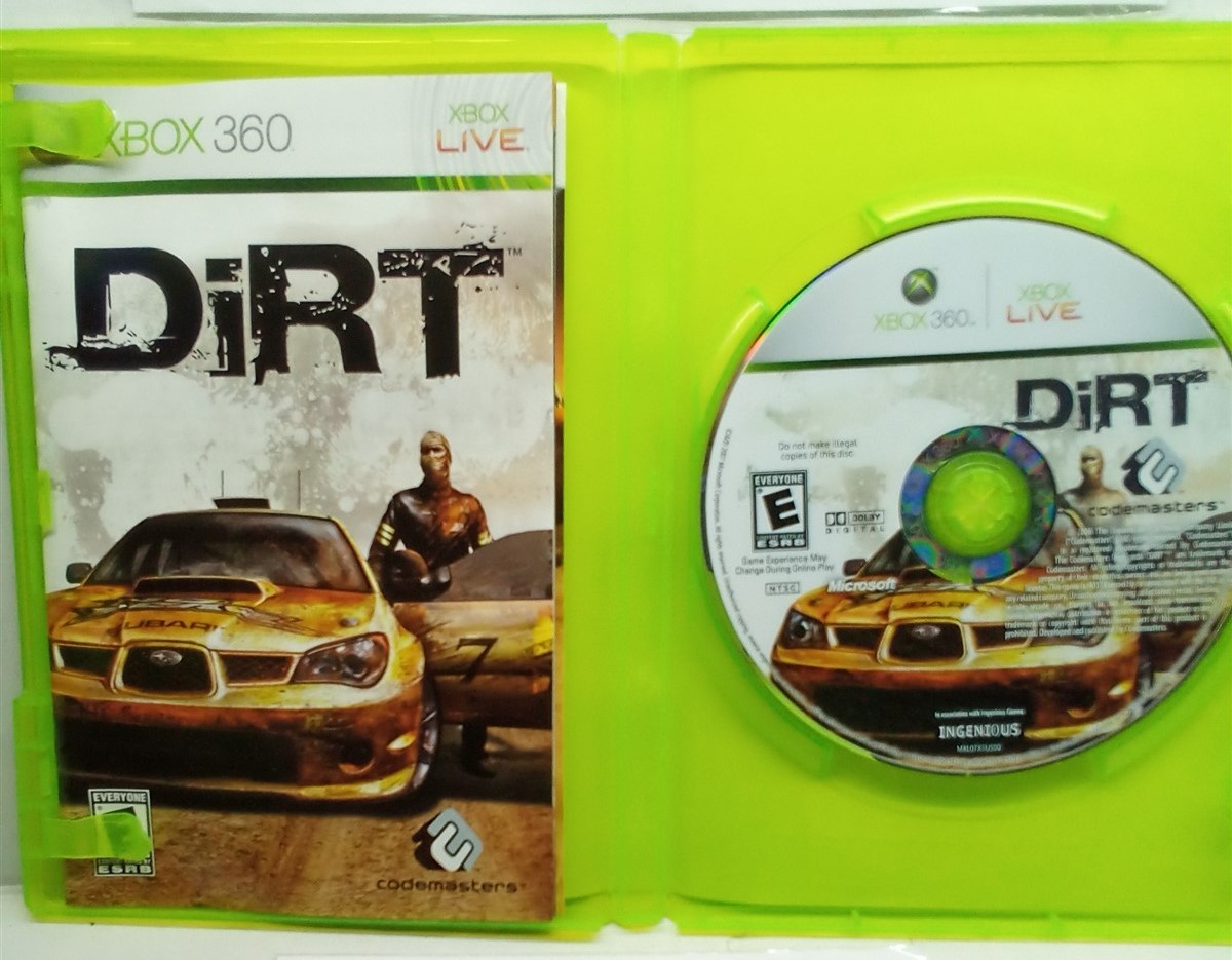 DiRT (Xbox 360, 2007) Complete Tested Working – Free Ship