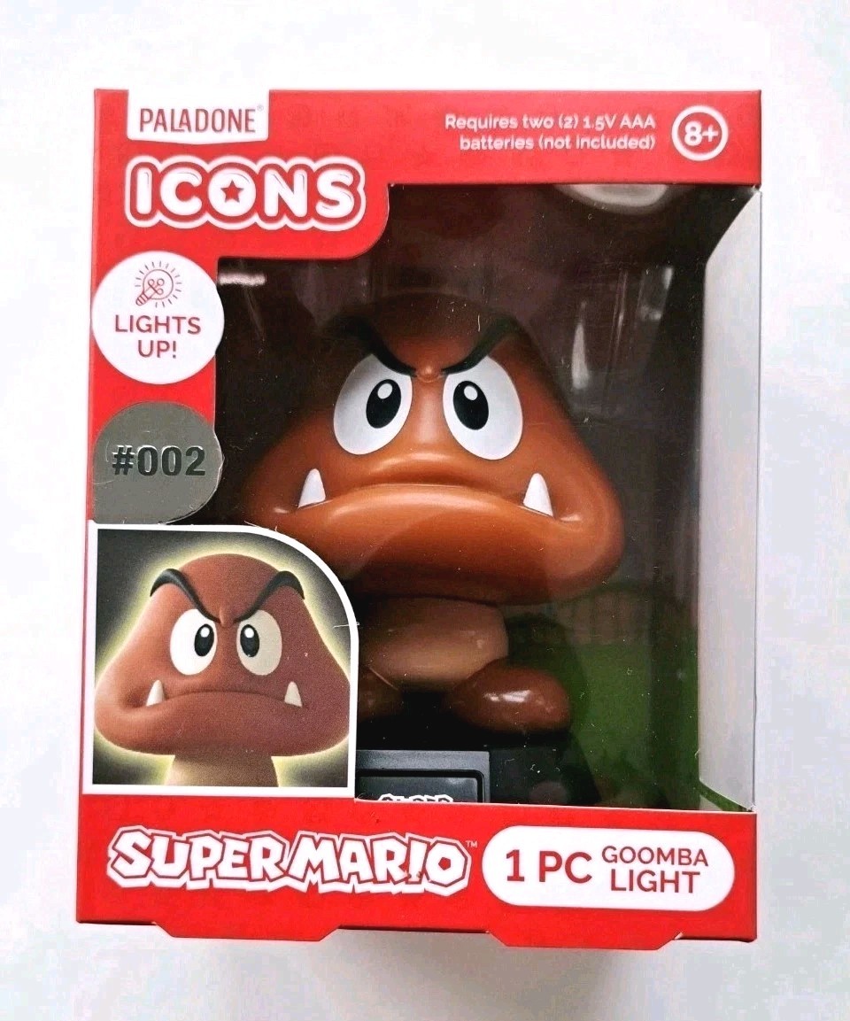 Paladone Icons: Super Nintendo Set Of 4 Super Mario lights Sealed NIB 2018 RARE*