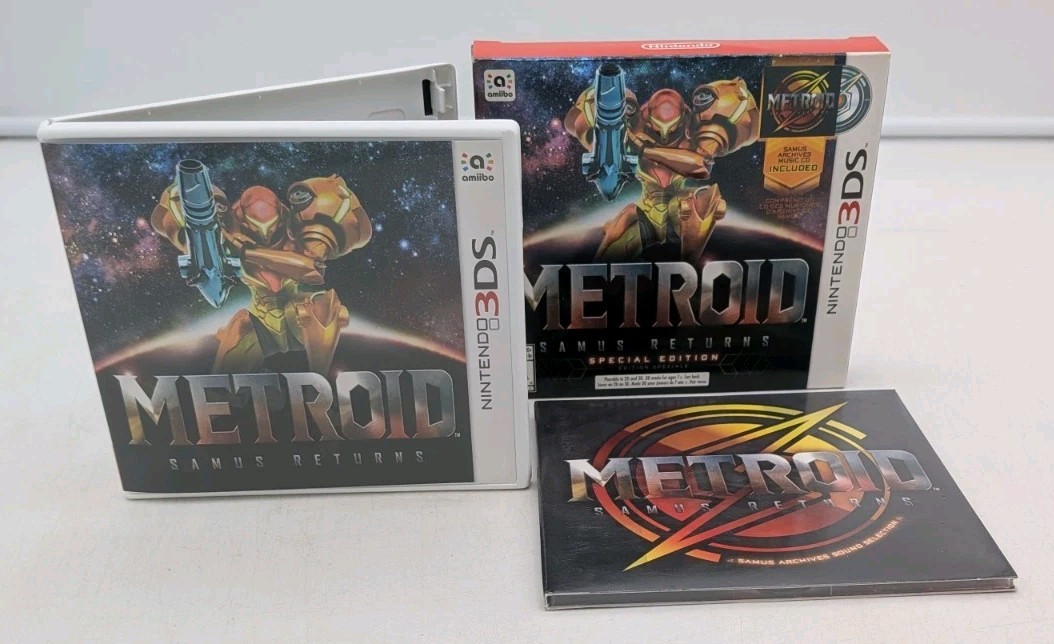 Metroid Samus Returns Special Edition 3DS New Open Box CIB