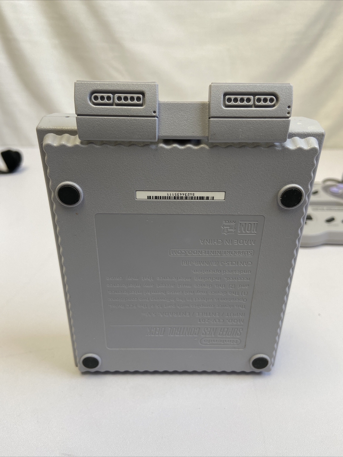 Nintendo Super NES Classic Edition Control Deck W/ 2 Controllers – Untested