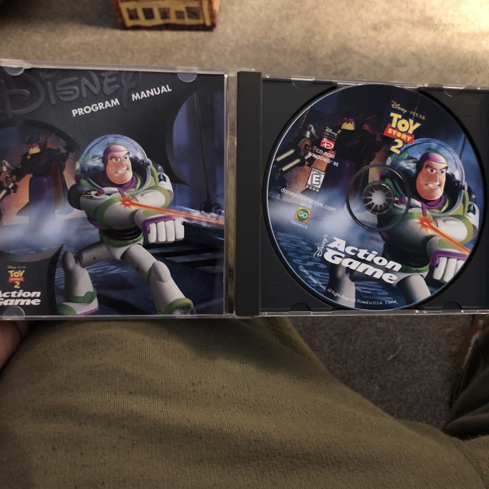 Toy Story 2: Buzz Lightyear to the Rescue Action Game (PC, 1999) – COMPLETE