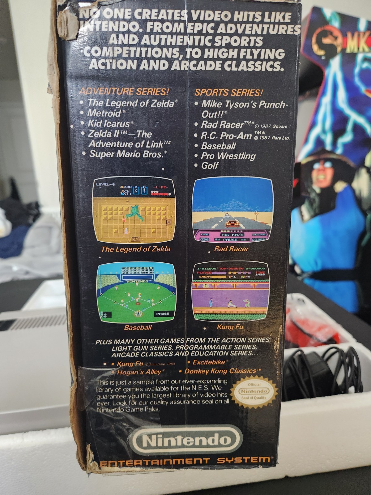 Nintendo NES Console. Complete In Box . Cleaned.Tested. Super Mario/Duck Hunt